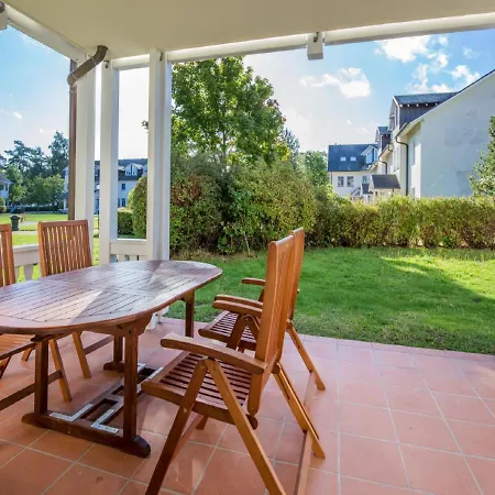 Duenenpark - Komfort Mit 1 Schlafzimmer Und Terrasse Im Erdgeschoss 224 * Binz